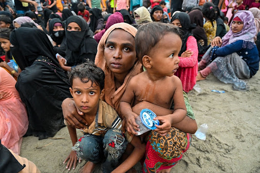 Pengungsi Rohingya Ibu dan Anak